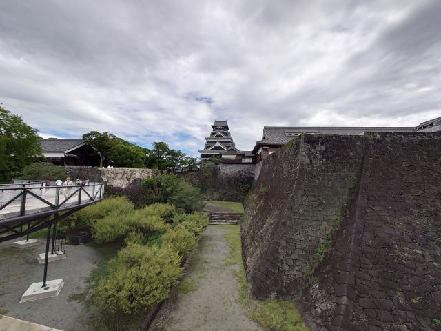 熊本城 本城（大天守と本丸石垣）