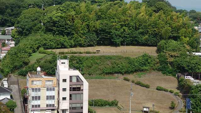 小田原城_天守閣から見た八幡山古郭05