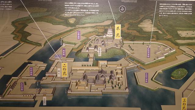 小田原城_天守閣館内_江戸時代の全景03