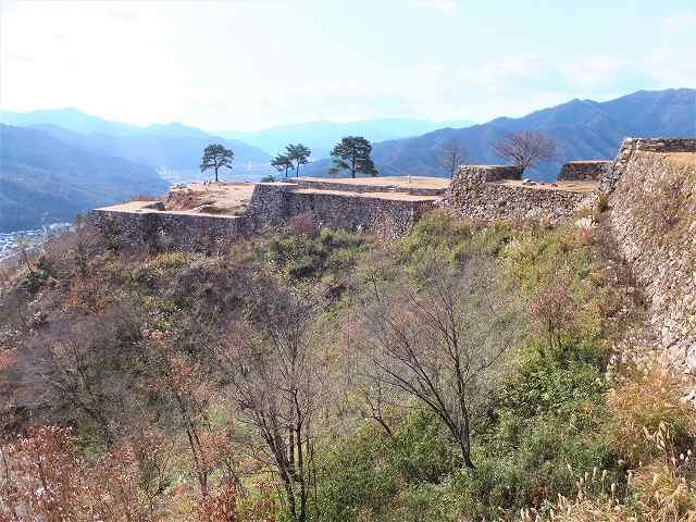 竹田城 南千畳(二の丸から見た)