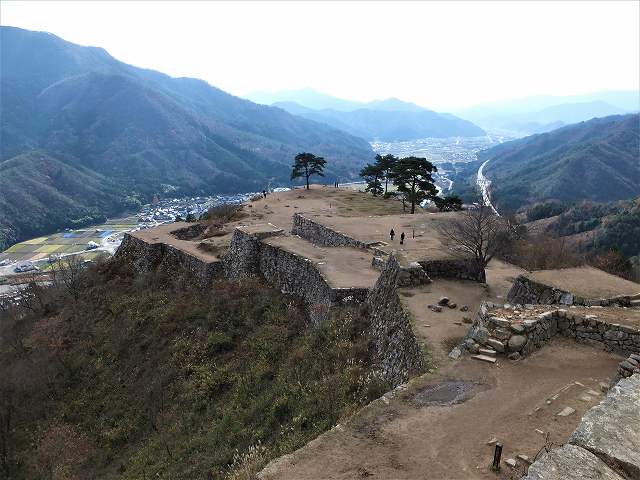 竹田城 南二の丸と南千畳