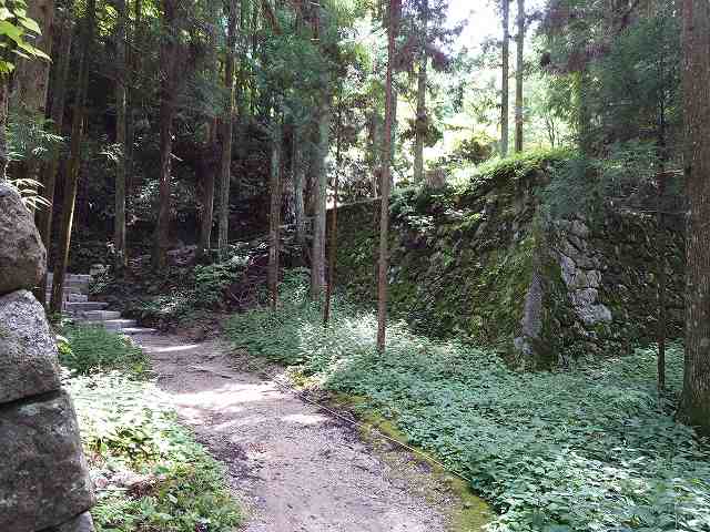 岩村城 畳橋付近の石垣跡
