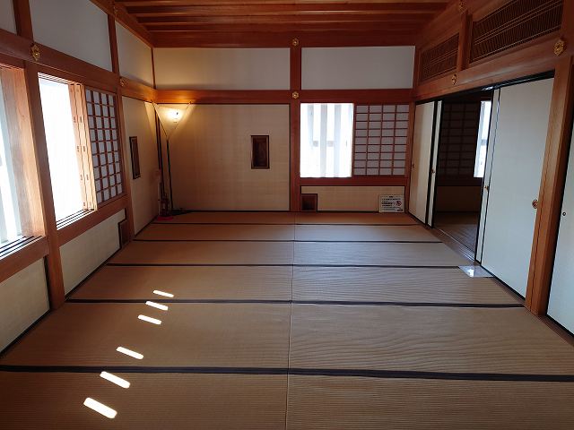 津山城 備中櫓(内部一階の座敷)