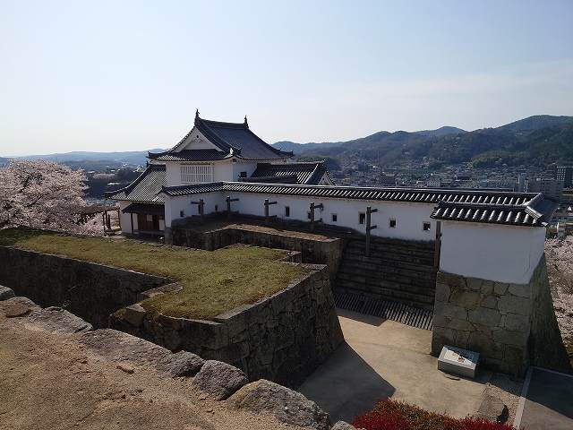 津山城 備中櫓(天守台からの眺め)