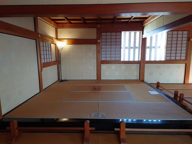 津山城 備中櫓(内部二階の座敷)