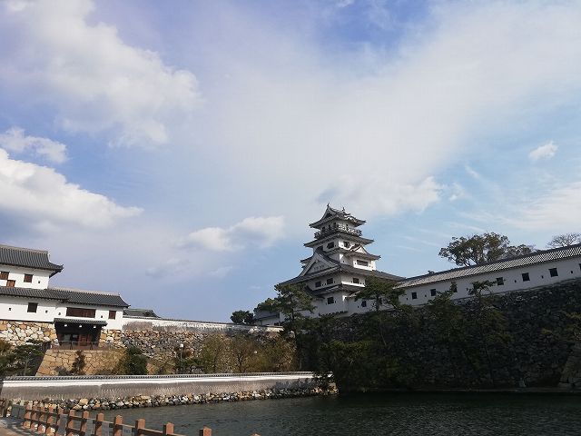 今治城 山里櫓と天守