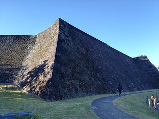 仙台城 本丸北壁石垣