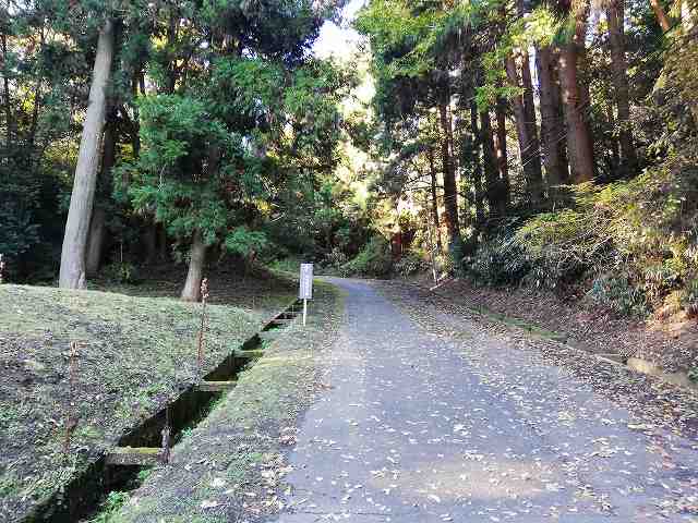 仙台城 清水門から沢門までの登城道