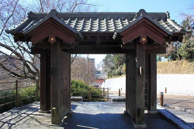 水戸城 柵町坂下門_2