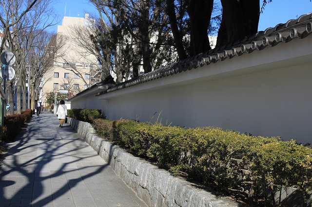 水戸城 市立三の丸小学校 白壁