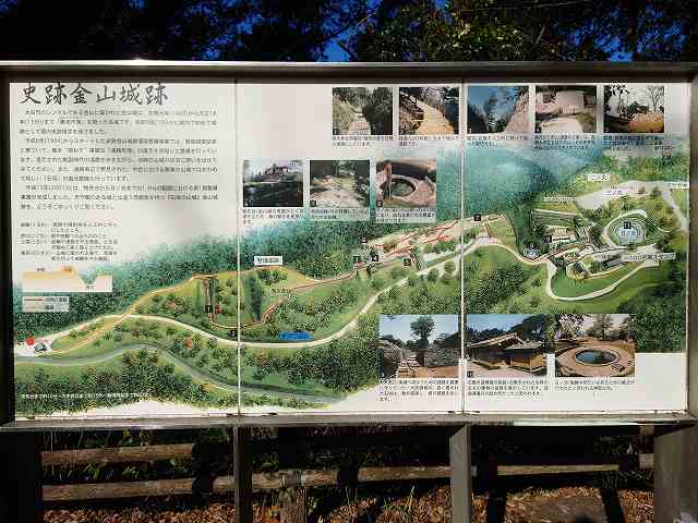 新田金山城_総合案内板