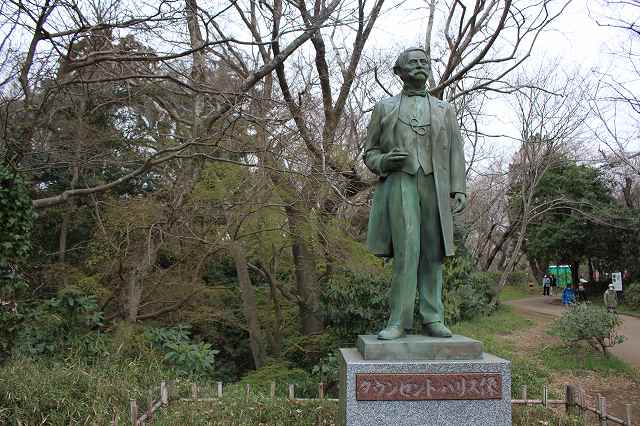 佐倉城 ハリス像