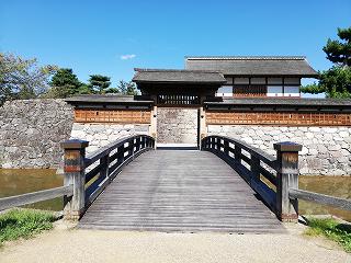 松代城 太鼓門前橋