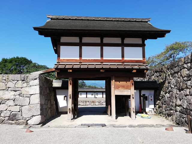 松代城 北不明門(本丸から)