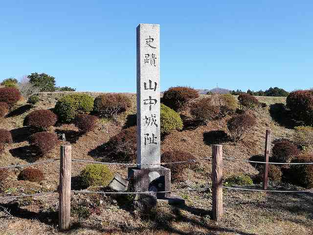 山中城 帯曲輪(西木戸付近)