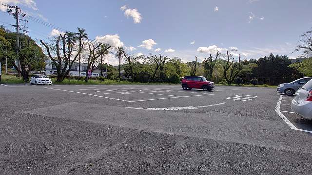 長篠城_駐車場1