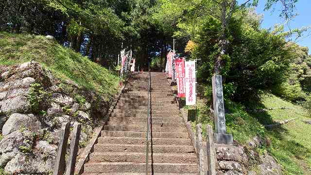 長篠城_武田勝頼本陣跡03