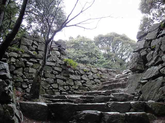 安土城 天守の石垣