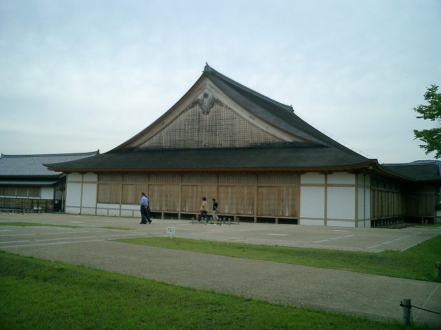篠山城 大書院(二の丸御殿側からの見た)