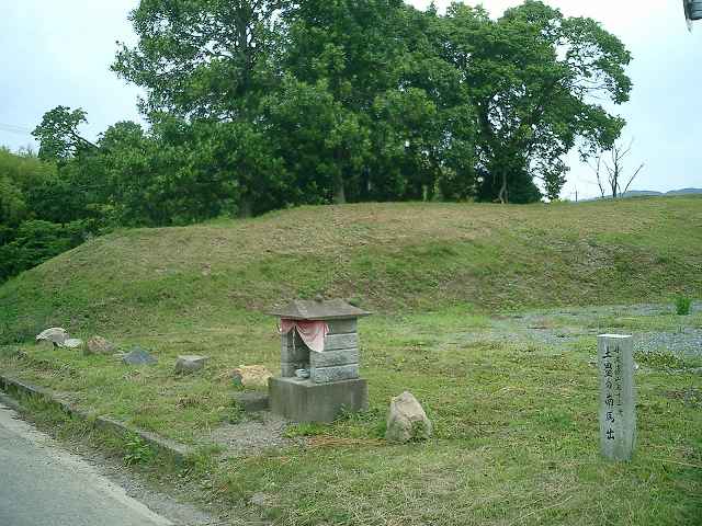 篠山城 南馬出の土塁
