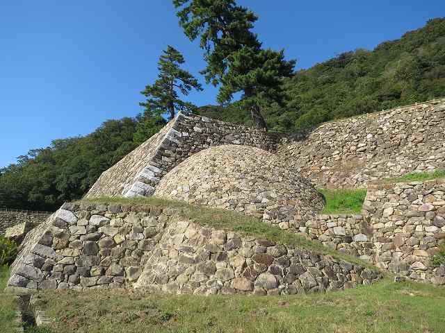 鳥取城 天球丸石垣