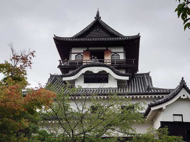 犬山城 天守(正面、最上階)