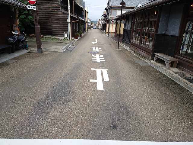 犬山城 本町通りの路地(山車の通り道)