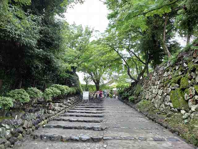 犬山城 本丸へ続く登城道
