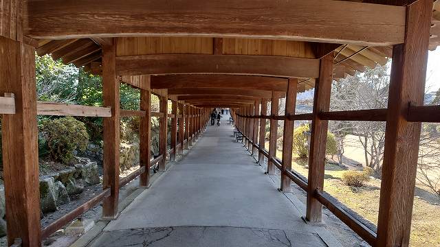 鬼ノ城_吉備津神社_廻廊08