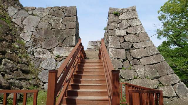 福岡城_天守台07(鉄門跡)