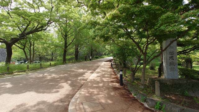 福岡城_二の丸松ノ木坂御門跡01