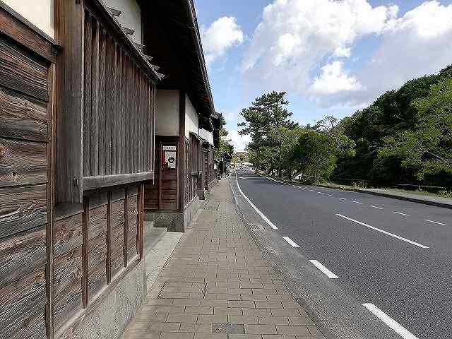 松江城 塩見縄手通り